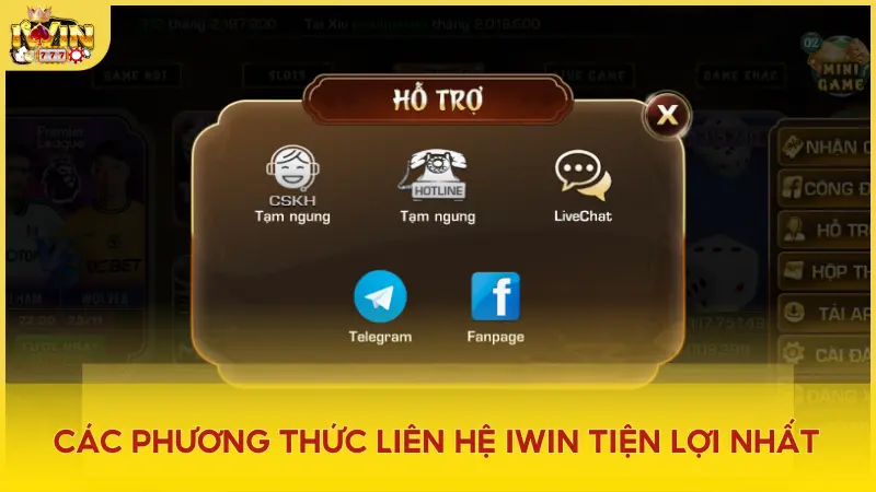 Các hình thức liên lạc với iWin Club phổ biến nhất hiện nay