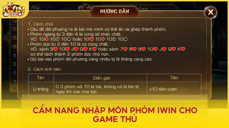 Thuật ngữ phỏm iWin cần biết để làm chủ mọi ván bài