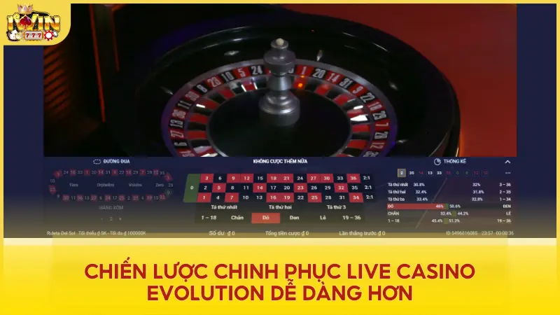 Bí quyết chiến thắng các trò chơi game bài đổi thưởng tại sảnh Live Casino Evolution